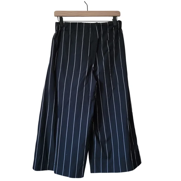 Vince Skinny Stripe Slit Culotte Wide Leg Palazzo Pants Size S - Picture 6 of 16